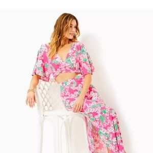 NWT Lilly Pulitzer Women’s Minka Maxi Skirt Set Size Medium